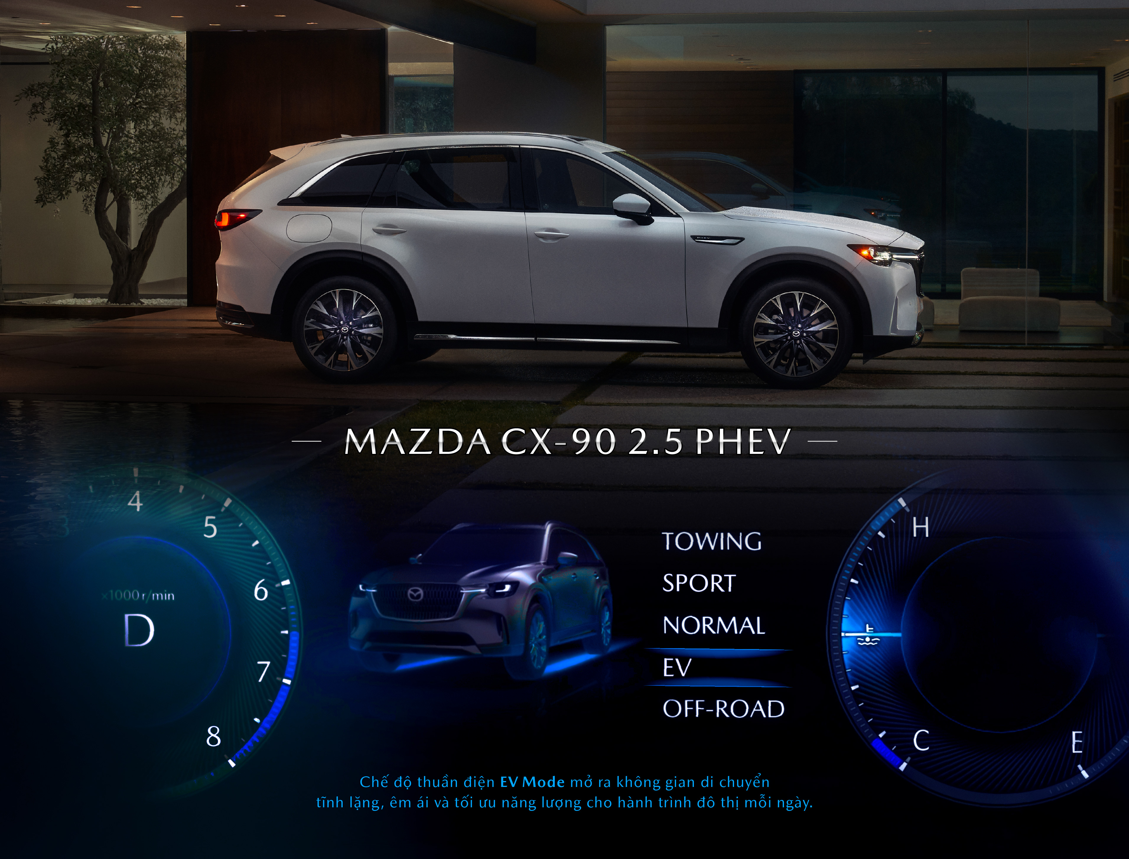 cx90 bai web Mazda: Niềm vui lái xe nuôi dưỡng tương lai bền vững