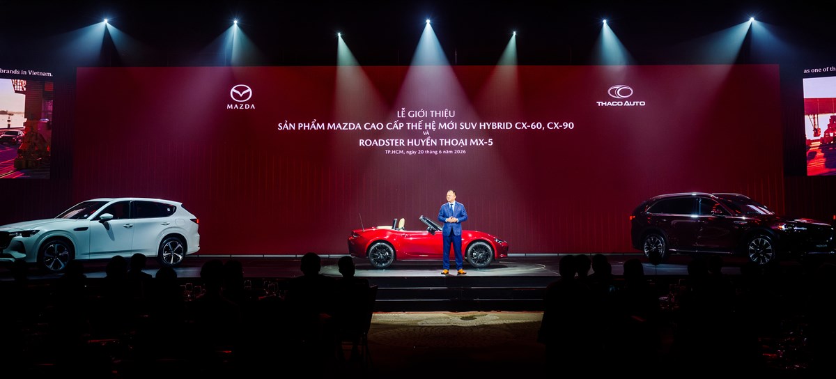 hinh 2 THACO AUTO GIỚI THIỆU SẢN PHẨM MAZDA CAO CẤP THẾ HỆ MỚI SUV HYBRID CX-60, CX-90 VÀ ROADSTER HUYỀN THOẠI MX-5