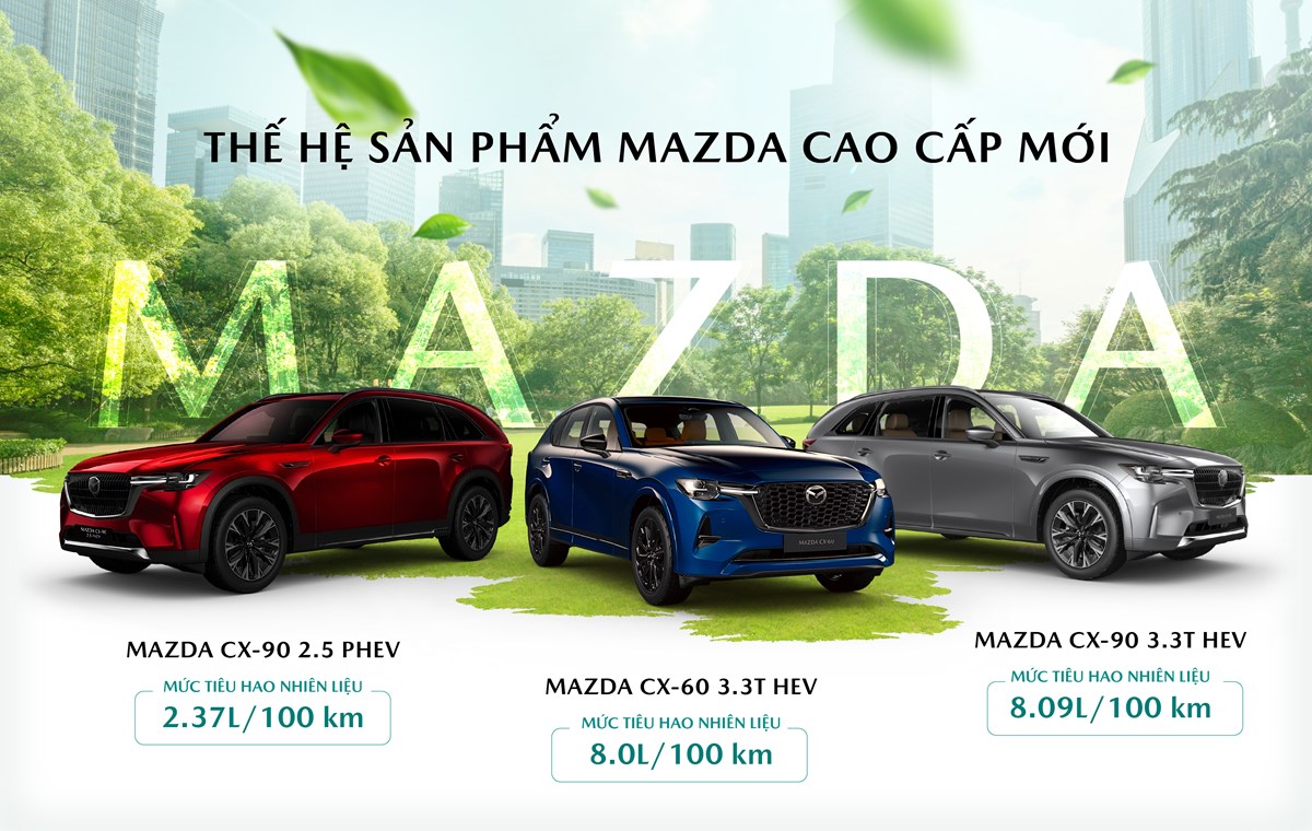 hinh 4 THACO AUTO GIỚI THIỆU SẢN PHẨM MAZDA CAO CẤP THẾ HỆ MỚI SUV HYBRID CX-60, CX-90 VÀ ROADSTER HUYỀN THOẠI MX-5